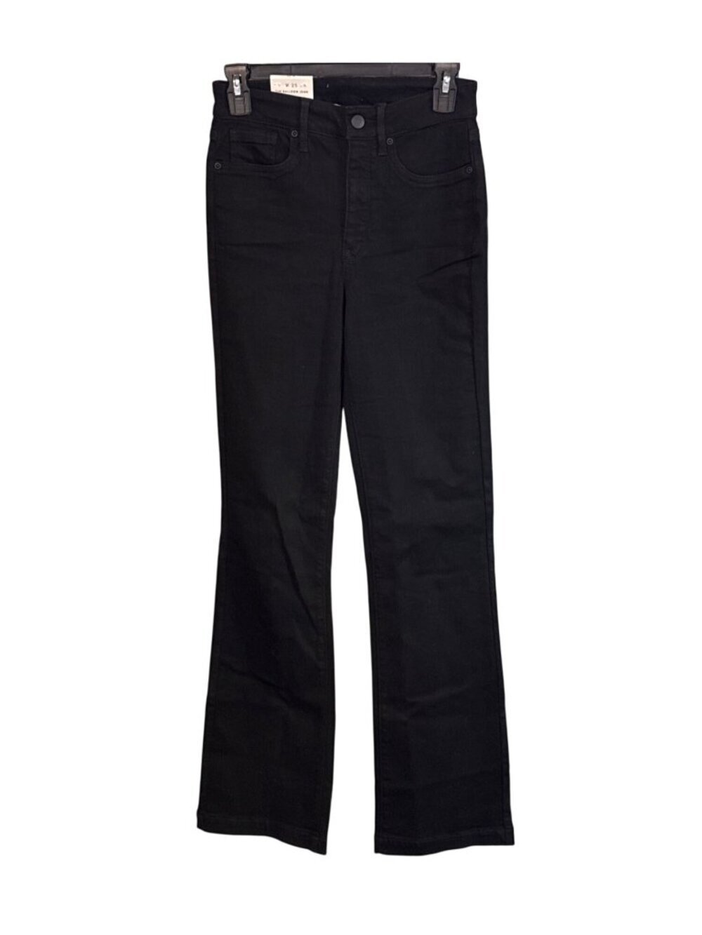 Madewell Womens The Balloon Jean~Size 25~Black Frost NEW w/DAMAGE L7 21 - Picture 3 of 14